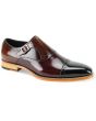 Giorgio Venturi Men's Leather Dress Shoe - Tricolor with Buckle