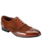 Giorgio Venturi Men's Leather Dress Shoe - Suede Accents