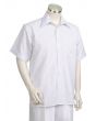 Canto Men's Outlet 2 Piece Short Sleeve Walking Suit - Classic Stripe