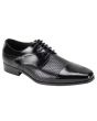 Giorgio Venturi Men's Leather Dress Shoe - Chain Link Texture