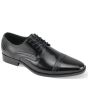 Giorgio Venturi Men's Lace Up Dress Shoe - Perforated Stitching