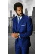 Statement Men's 3 Piece Wool Outlet Suit - Stylish Check