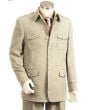 Canto Men's Outlet 2 Piece Wool Feel Military Fashion Suit - 6 Button