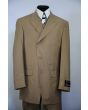 Canto Men's 3 Piece Microfiber Fashion Suit - Slanted Closure