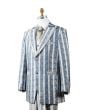 Canto Men's Outlet 3 Piece Fashion Suit - Artistic Stripe