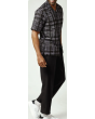Silversilk Men's 2 Piece Walking Suit - Abstract Stripes