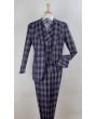 Veno Giovanni Men's Outlet 3pc 100% Wool Suit - High Fashion Patterns