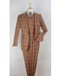 Veno Giovanni Men's Outlet 3pc 100% Wool Suit - High Fashion 
