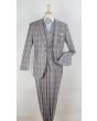 Veno Giovanni Men's Big and Tall 3pc 100% Wool Suit - High Fashion 