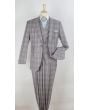 Veno Giovanni Men's Outlet 3pc 100% Wool Suit - High Fashion Patterns