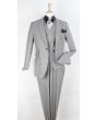 Veno Giovanni Men's Big and Tall 3pc 100% Wool Suit - High Fashion 