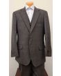 Apollo King Men's 3pc 100% Wool Suit - Notch Lapel Vest