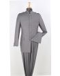 Apollo King Men's 2 Piece Nehru Style Outlet Suit - Mandarin Collar