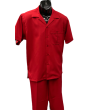 Dreams by Zacchi Men's Outlet Wide Leg 2 Piece Walking Suit - Solid Colors