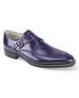 Giovanni Men's Leather Dress Shoe - Fashion Buckle Strap