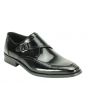 Giovanni Men's Leather Dress Shoe - Fashion Buckle Strap