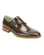 Giovanni Men's Leather Dress Shoe - Fashion Buckle Strap