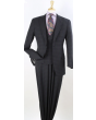 Apollo King Men's 3pc 100% Wool Outlet Fashion Suit - Shawl Vest