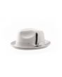 Steven Land Men's 100% Wool Fedora Hat - Stylish Two Tone