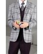 Statement Boy's 3 Piece Suit - Fashion Plaid