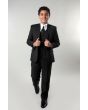 CCO Boy's 5 Piece Outlet Suit in Solid Colors - Vested w/Shirt and Tie