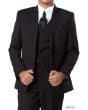 CCO Boy's 5 Piece Outlet Suit in Solid Colors - Vested w/Shirt and Tie