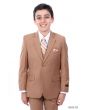 Tazio Boy's 5 Piece Suit with Shirt & Tie - 4 Button Vest