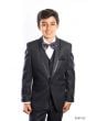 Tazio Boy's 5 Piece Suit with Shirt & Tie - Shawl Lapel