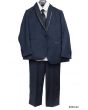 Tazio Boy's 5 Piece Suit with Shirt & Tie - Stylish Accents