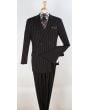 Apollo King Men's 2pc Double Breasted Suit - Pinstripe Suit