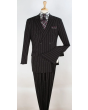 Apollo King Men's Outlet 2pc Double Breasted Suit - Pinstripe Suit