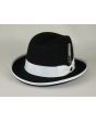 Bruno Capelo Men's Godfather Dress Hat - Lined Brim