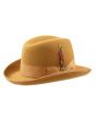 Bruno Capelo Men's Godfather Dress Hat - Lined Brim