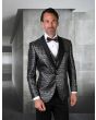 Statement Men's Outlet Modern Fit Tuxedo - Vibrant Two Tone