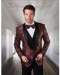 Statement Men's Outlet 3 Piece Unique Fashion Suit - Layered Tones