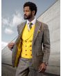 Statement Men's 100% Wool 3 Piece Suit - Vibrant Colors