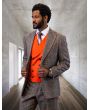 Statement Men's 100% Wool 3 Piece Suit - Vibrant Colors