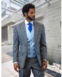 Statement Men's 100% Wool 3 Piece Suit - Vibrant Colors