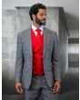 Statement Men's 100% Wool 3 Piece Suit - Vibrant Colors