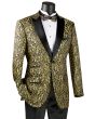 Vinci Men's 2 Button Sport Coat - Luxurious Jacquard