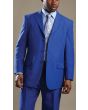 Royal Diamond Men's Outlet 2 Piece Poplin Clearance Suit - Solid