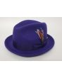 Capas Men's 100% Wool Dress Hat - Blues Brothers Style