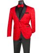 Vinci Men's 2 Button Sport Coat  - Vibrant Jacquard