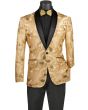 Vinci Men's Outlet Slim Fit Sport Coat - Tone on Tone Accents