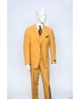 Zacchi Men's 3 Piece Poplin Outlet Suit - Solid Color Side Vents