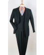 Apollo King Men's 3pc 100% Wool Fashion Outlet Suit - Unique Vest