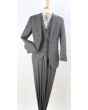 Apollo King Men's Outlet 3pc 100% Wool Suit - Notch Lapel Vest