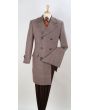 Apollo King Men's 3/4 Length Top Coat - Notch Lapel