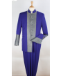 Royal Diamond Men's 2pc Nehru Style Suit - Pastor Church Suit