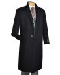 Vinci Men's Outlet Full Length Top Coat - Cashmere Blend